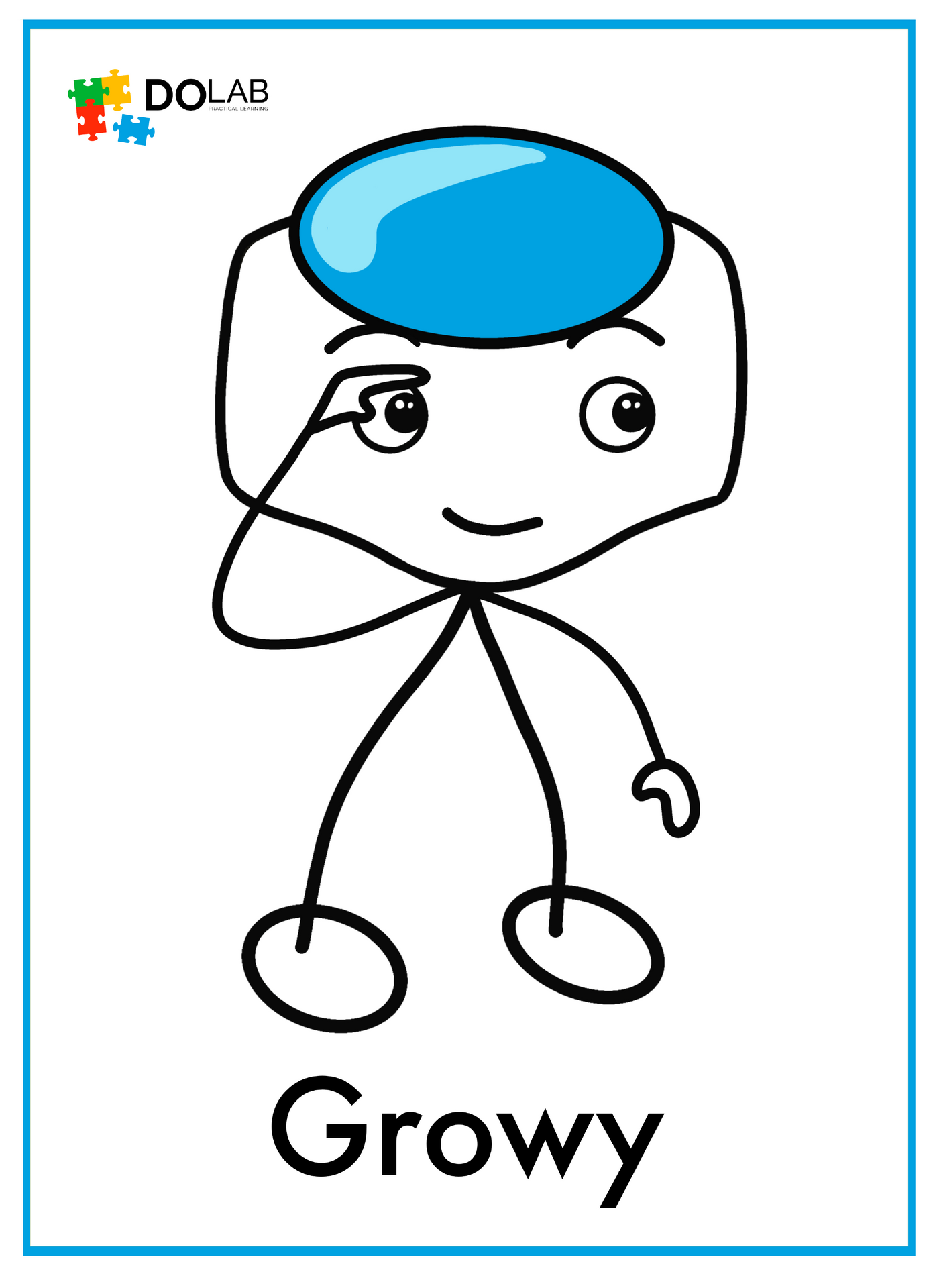 Growy — the growth mindset character